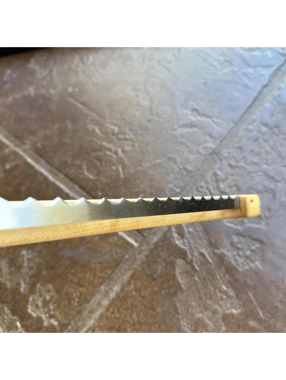 Vintage 1995 Tools Of The Trade Bread Bow Knife Wood Handle
